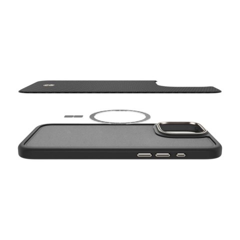 Etui Spigen Enzo Aramid Mag z MagSafe na iPhone 16 Pro - matowo-czarne Etui Spigen Enzo Aramid Mag z MagSafe na iPhone 16 Pro - matowo-czarne