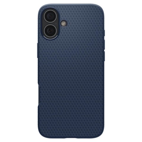 Etui Spigen Liquid Air na iPhone 16 - niebieskie Etui Spigen Liquid Air na iPhone 16 - niebieskie