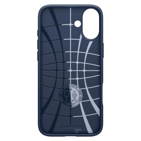 Etui Spigen Liquid Air na iPhone 16 - niebieskie Etui Spigen Liquid Air na iPhone 16 - niebieskie
