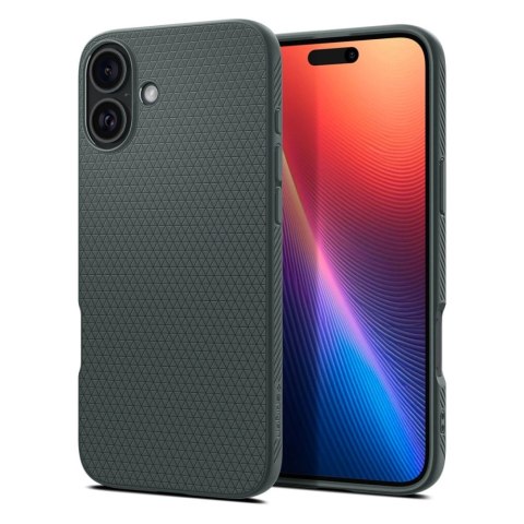 Etui Spigen Liquid Air na iPhone 16 - zielone Etui Spigen Liquid Air na iPhone 16 - zielone