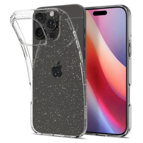 Etui Spigen Liquid Crystal na iPhone 16 Pro - przezroczysto-brokatowe Etui Spigen Liquid Crystal na iPhone 16 Pro - przezroczysto-brokatowe