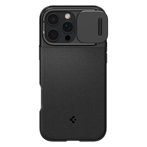 Etui Spigen Optik Armor Mag z MagSafe na iPhone 16 Pro - czarne Etui Spigen Optik Armor Mag z MagSafe na iPhone 16 Pro - czarne
