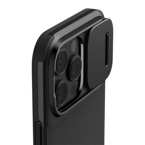 Etui Spigen Optik Armor Mag z MagSafe na iPhone 16 Pro - czarne Etui Spigen Optik Armor Mag z MagSafe na iPhone 16 Pro - czarne