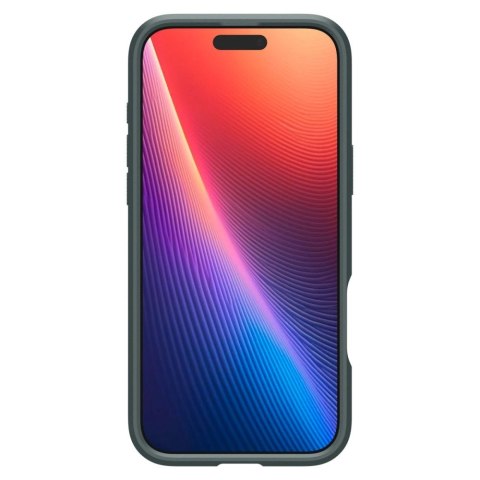 Etui Spigen Optik Armor Mag z MagSafe na iPhone 16 Pro - zielone