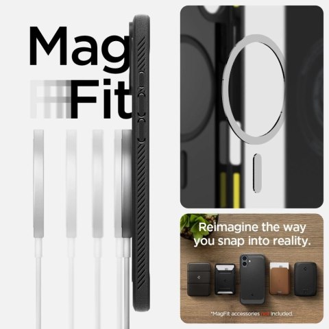 Etui Spigen Rugged Armor MagSafe do iPhone 16 Plus - czarne Etui Spigen Rugged Armor MagSafe do iPhone 16 Plus - czarne