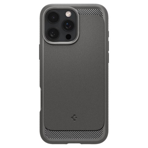 Etui Spigen Rugged Armor MagSafe do iPhone 16 Pro - szare