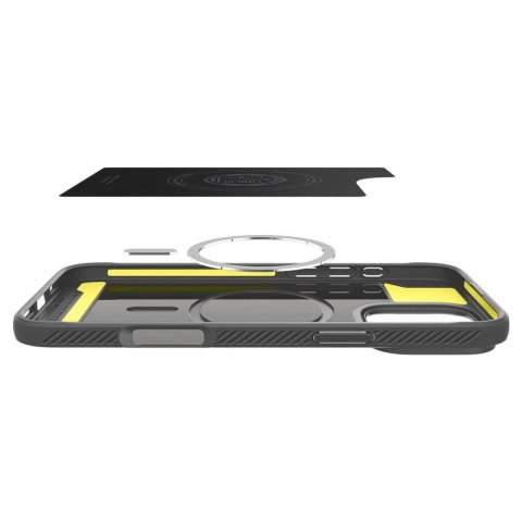 Etui Spigen Rugged Armor MagSafe do iPhone 16 Pro - szare