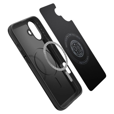 Etui Spigen Thin Fit MagSafe do na iPhone 16 Plus - czarne Etui Spigen Thin Fit MagSafe do na iPhone 16 Plus - czarne