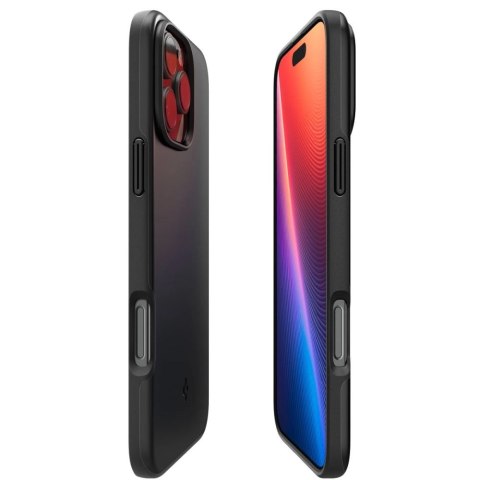 Etui Spigen Thin Fit MagSafe do na iPhone 16 Pro - czarne Etui Spigen Thin Fit MagSafe do na iPhone 16 Pro - czarne