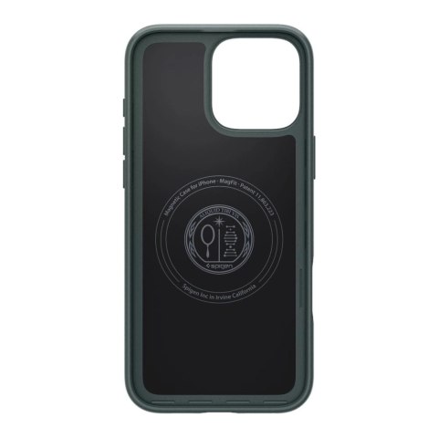Etui Spigen Thin Fit MagSafe do na iPhone 16 Pro - zielone Etui Spigen Thin Fit MagSafe do na iPhone 16 Pro - zielone
