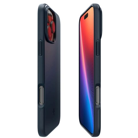 Etui Spigen Thin Fit MagSafe na iPhone 16 Pro - ciemnoszare Etui Spigen Thin Fit MagSafe na iPhone 16 Pro - ciemnoszare
