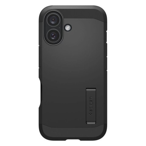Etui Spigen Tough Armor MagSafe z podstawką na iPhone 16 Plus - czarne Etui Spigen Tough Armor MagSafe z podstawką na iPhone 16 Plus - czarne