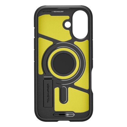 Etui Spigen Tough Armor MagSafe z podstawką na iPhone 16 Plus - czarne Etui Spigen Tough Armor MagSafe z podstawką na iPhone 16 Plus - czarne