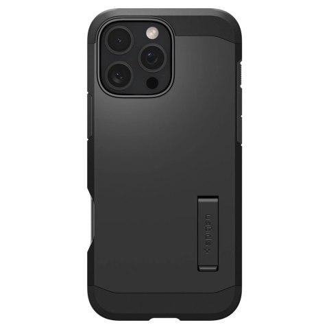 Etui Spigen Tough Armor MagSafe z podstawką na iPhone 16 Pro Max - czarne Etui Spigen Tough Armor MagSafe z podstawką na iPhone 16 Pro Max - czarne