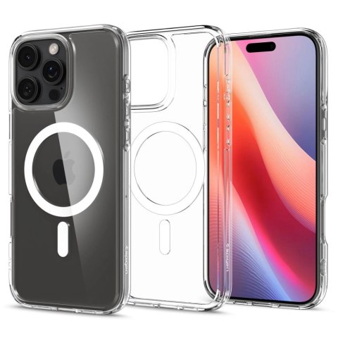 Etui Spigen Ultra Hybrid Mag z MagSafe na iPhone 16 Pro Max - białe Etui Spigen Ultra Hybrid Mag z MagSafe na iPhone 16 Pro Max - białe
