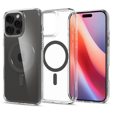 Etui Spigen Ultra Hybrid Mag z MagSafe na iPhone 16 Pro Max - grafitowe Etui Spigen Ultra Hybrid Mag z MagSafe na iPhone 16 Pro Max - grafitowe
