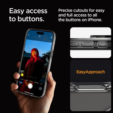 Etui Spigen Ultra Hybrid Mag z MagSafe na iPhone 16 Pro Max - przezroczyste Etui Spigen Ultra Hybrid Mag z MagSafe na iPhone 16 Pro Max - przezroczyste
