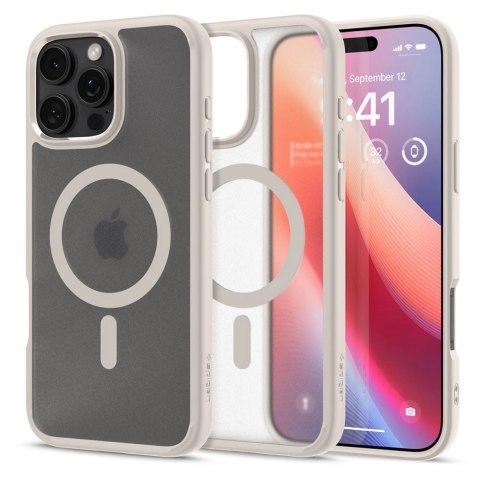 Etui Spigen Ultra Hybrid Mag z MagSafe na iPhone 16 Pro Max - tytanowe Etui Spigen Ultra Hybrid Mag z MagSafe na iPhone 16 Pro Max - tytanowe