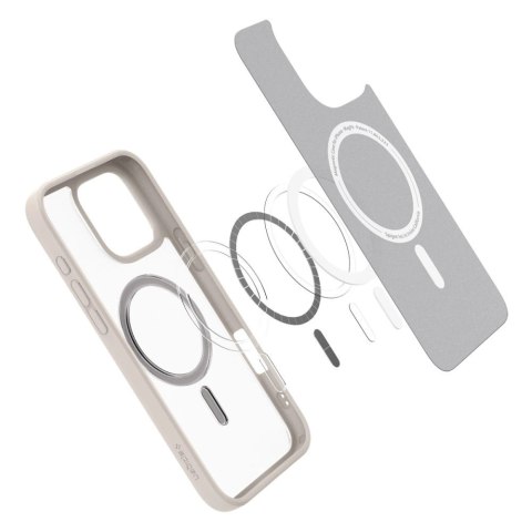 Etui Spigen Ultra Hybrid Mag z MagSafe na iPhone 16 Pro Max - tytanowe Etui Spigen Ultra Hybrid Mag z MagSafe na iPhone 16 Pro Max - tytanowe