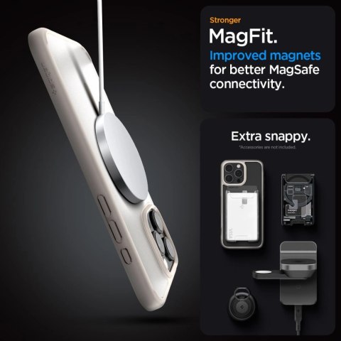 Etui Spigen Ultra Hybrid Mag z MagSafe na iPhone 16 Pro Max - tytanowe Etui Spigen Ultra Hybrid Mag z MagSafe na iPhone 16 Pro Max - tytanowe