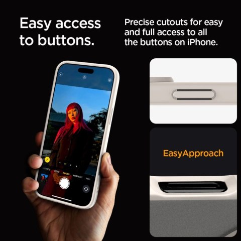 Etui Spigen Ultra Hybrid Mag z MagSafe na iPhone 16 Pro Max - tytanowe Etui Spigen Ultra Hybrid Mag z MagSafe na iPhone 16 Pro Max - tytanowe