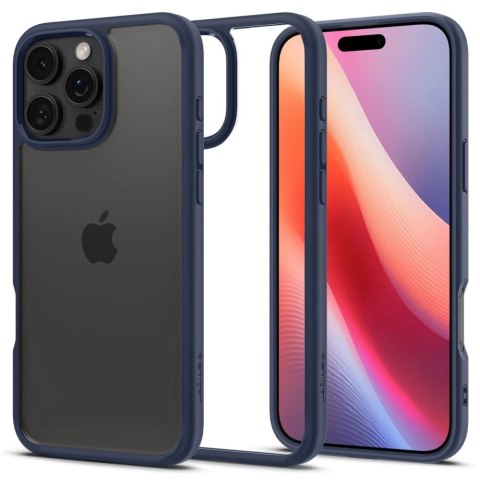 Etui Spigen Ultra Hybrid na iPhone 16 Pro Max - niebieskie Etui Spigen Ultra Hybrid na iPhone 16 Pro Max - niebieskie