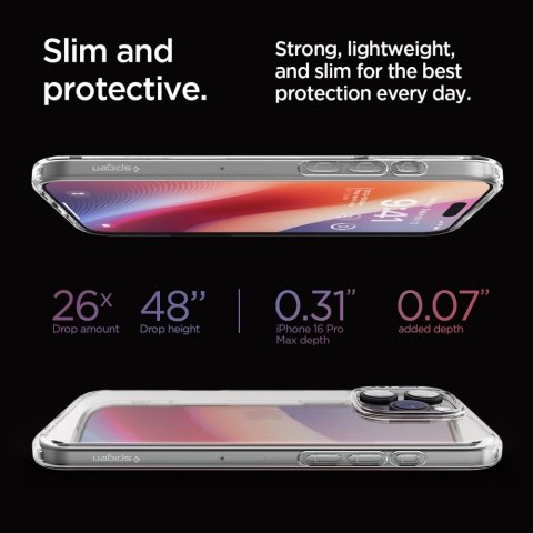 Etui Spigen Ultra Hybrid na iPhone 16 Pro Max - przezroczyste Etui Spigen Ultra Hybrid na iPhone 16 Pro Max - przezroczyste