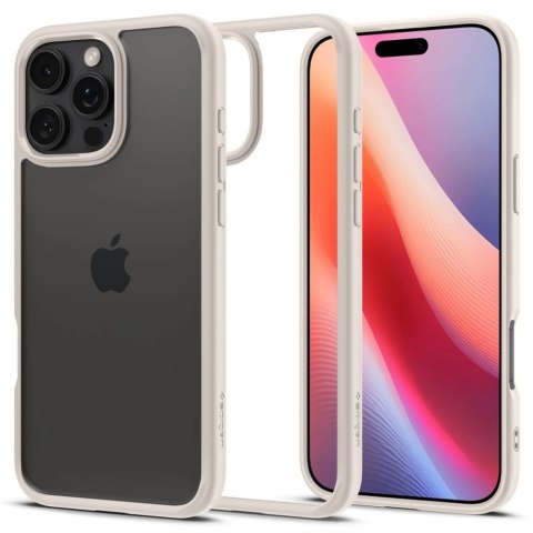 Etui Spigen Ultra Hybrid na iPhone 16 Pro Max - tytanowe Etui Spigen Ultra Hybrid na iPhone 16 Pro Max - tytanowe
