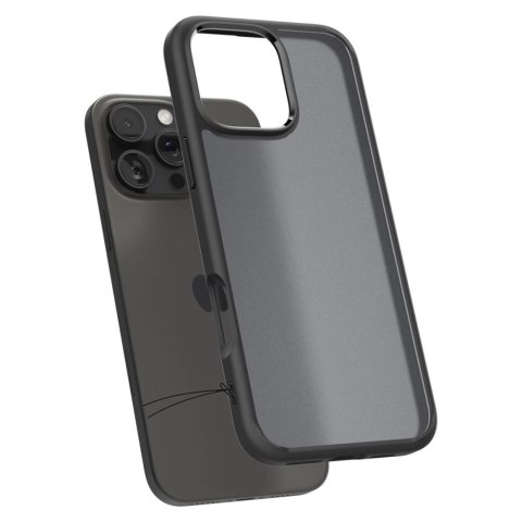 Etui Spigen Ultra Hybrid na iPhone 16 Pro - czarne Etui Spigen Ultra Hybrid na iPhone 16 Pro - czarne