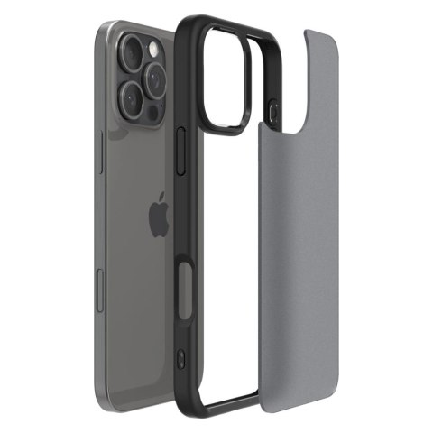 Etui Spigen Ultra Hybrid na iPhone 16 Pro - czarne Etui Spigen Ultra Hybrid na iPhone 16 Pro - czarne