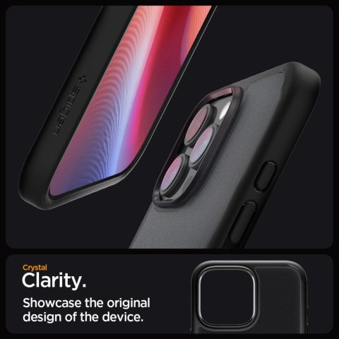 Etui Spigen Ultra Hybrid na iPhone 16 Pro - czarne Etui Spigen Ultra Hybrid na iPhone 16 Pro - czarne