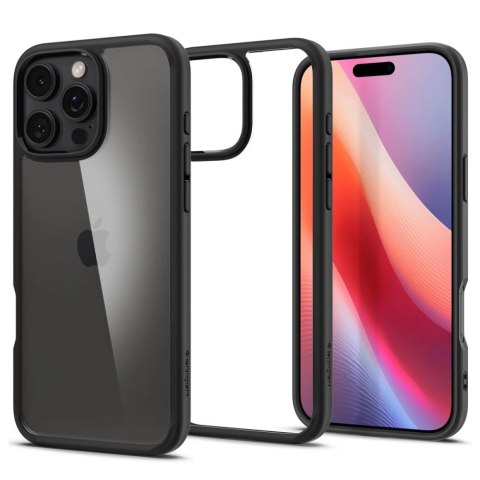 Etui Spigen Ultra Hybrid na iPhone 16 Pro - czarny mat Etui Spigen Ultra Hybrid na iPhone 16 Pro - czarny mat