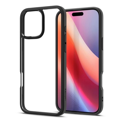Etui Spigen Ultra Hybrid na iPhone 16 Pro - czarny mat Etui Spigen Ultra Hybrid na iPhone 16 Pro - czarny mat