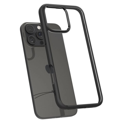 Etui Spigen Ultra Hybrid na iPhone 16 Pro - czarny mat Etui Spigen Ultra Hybrid na iPhone 16 Pro - czarny mat