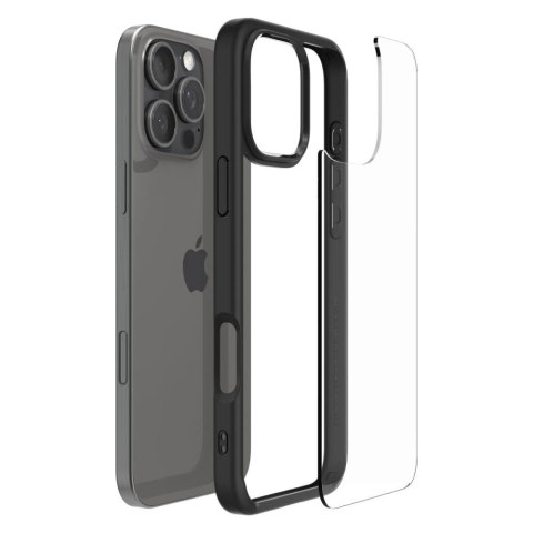 Etui Spigen Ultra Hybrid na iPhone 16 Pro - czarny mat Etui Spigen Ultra Hybrid na iPhone 16 Pro - czarny mat
