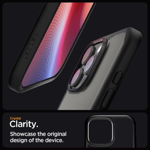Etui Spigen Ultra Hybrid na iPhone 16 Pro - czarny mat Etui Spigen Ultra Hybrid na iPhone 16 Pro - czarny mat