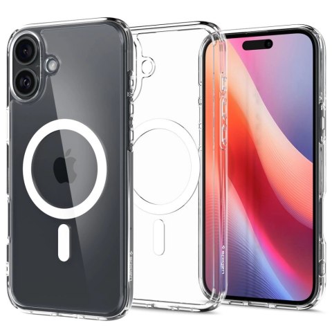 Spigen Ultra Hybrid MagSafe na iPhone 16 - białe Spigen Ultra Hybrid MagSafe na iPhone 16 - białe