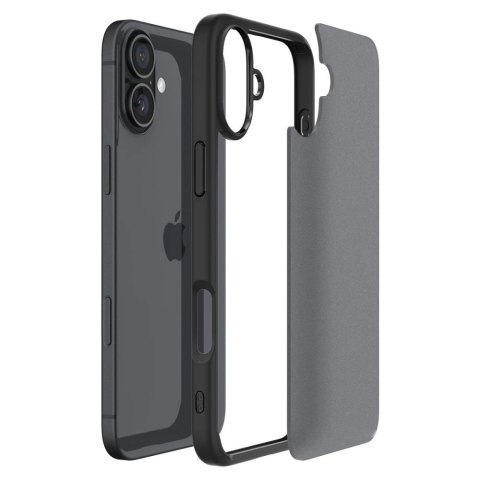 Spigen Ultra Hybrid MagSafe na iPhone 16 - czarne Spigen Ultra Hybrid MagSafe na iPhone 16 - czarne