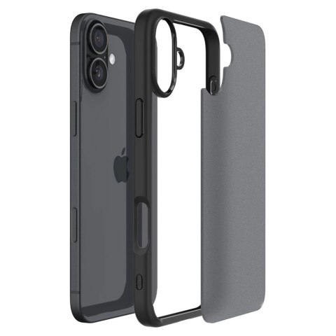 Spigen Ultra Hybrid MagSafe na iPhone 16 - czarne Spigen Ultra Hybrid MagSafe na iPhone 16 - czarne
