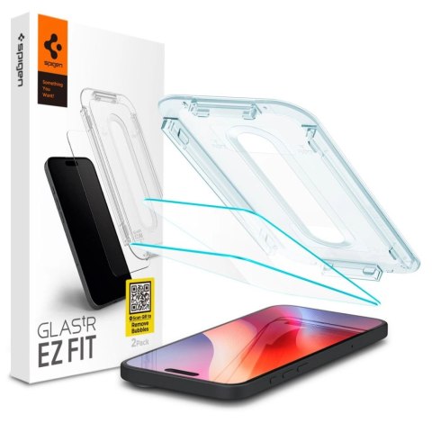 Szkło hartowane Spigen Glas.tR EZ Fit na iPhone 16 Pro Max - 2 szt. Szkło hartowane Spigen Glas.tR EZ Fit na iPhone 16 Pro Max - 2 szt.