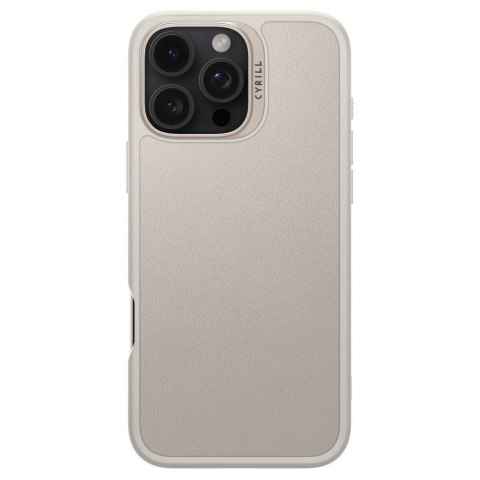 Etui Spigen Cyrill Kajuk MagSafe na iPhone 16 Pro Max - beżowe Etui Spigen Cyrill Kajuk MagSafe na iPhone 16 Pro Max - beżowe