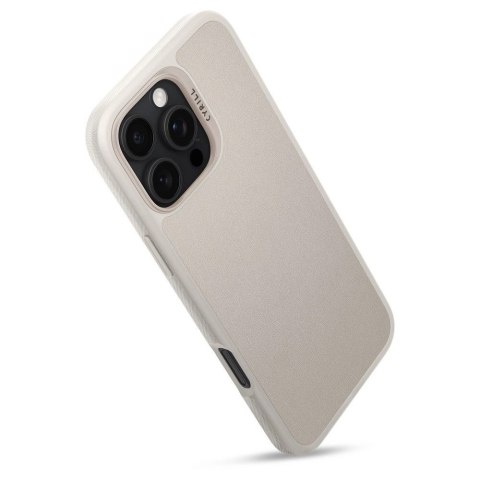Etui Spigen Cyrill Kajuk MagSafe na iPhone 16 Pro Max - beżowe Etui Spigen Cyrill Kajuk MagSafe na iPhone 16 Pro Max - beżowe
