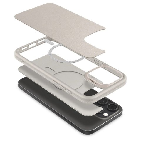 Etui Spigen Cyrill Kajuk MagSafe na iPhone 16 Pro Max - beżowe Etui Spigen Cyrill Kajuk MagSafe na iPhone 16 Pro Max - beżowe