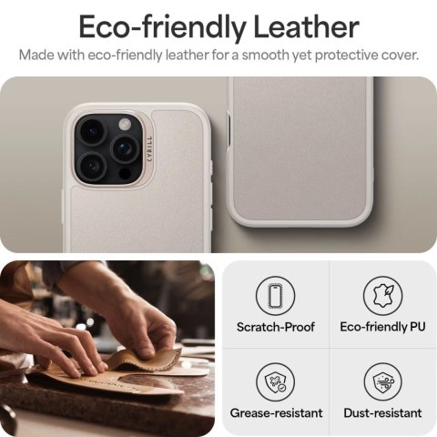 Etui Spigen Cyrill Kajuk MagSafe na iPhone 16 Pro Max - beżowe Etui Spigen Cyrill Kajuk MagSafe na iPhone 16 Pro Max - beżowe