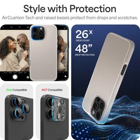 Etui Spigen Cyrill Kajuk MagSafe na iPhone 16 Pro Max - beżowe Etui Spigen Cyrill Kajuk MagSafe na iPhone 16 Pro Max - beżowe