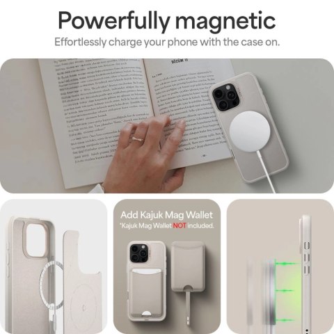 Etui Spigen Cyrill Kajuk MagSafe na iPhone 16 Pro Max - beżowe Etui Spigen Cyrill Kajuk MagSafe na iPhone 16 Pro Max - beżowe