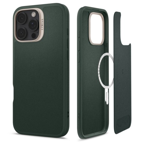 Etui Spigen Cyrill Kajuk MagSafe na iPhone 16 Pro Max - zielone Etui Spigen Cyrill Kajuk MagSafe na iPhone 16 Pro Max - zielone