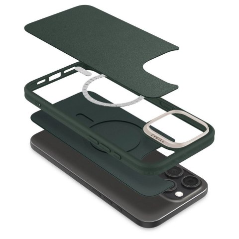 Etui Spigen Cyrill Kajuk MagSafe na iPhone 16 Pro Max - zielone Etui Spigen Cyrill Kajuk MagSafe na iPhone 16 Pro Max - zielone