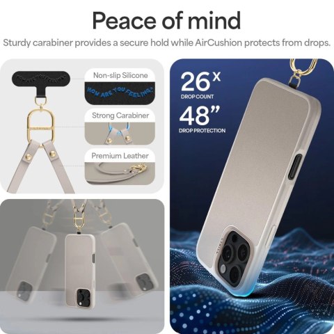 Etui Spigen Cyrill Kajuk MagSafe na iPhone 16 Pro - beżowe Etui Spigen Cyrill Kajuk MagSafe na iPhone 16 Pro - beżowe