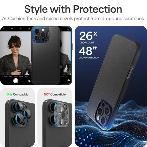 Etui Spigen Cyrill Kajuk MagSafe na iPhone 16 Pro - czarne